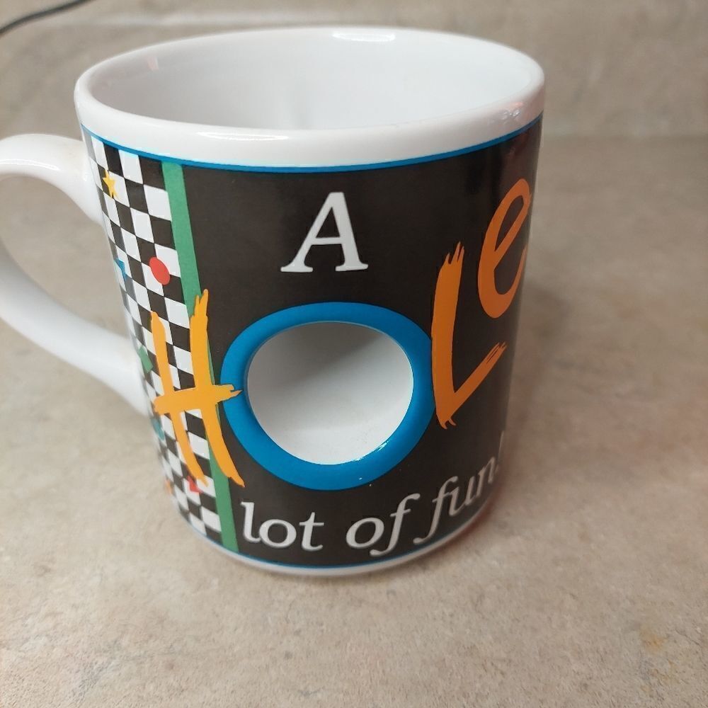 Papel Freelance At 60 Life is a Hole Lot Of Fun Mug - Picture 2 of 6